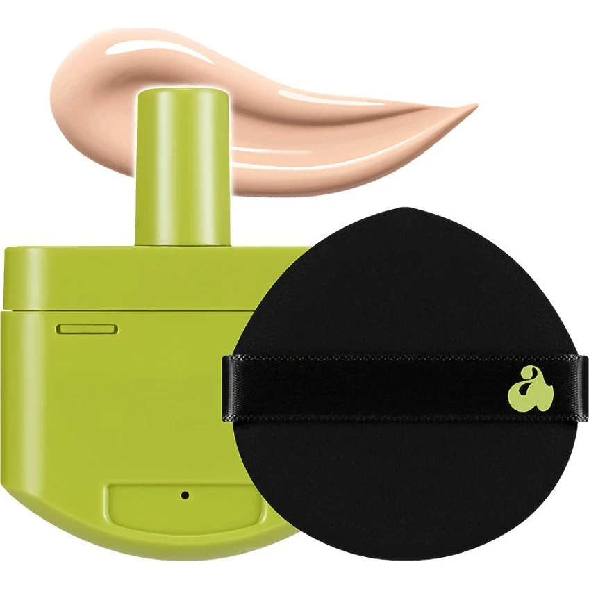 Unleashia Satin Wear Healthy Green Cushion Refill 16N Peach Fuzz