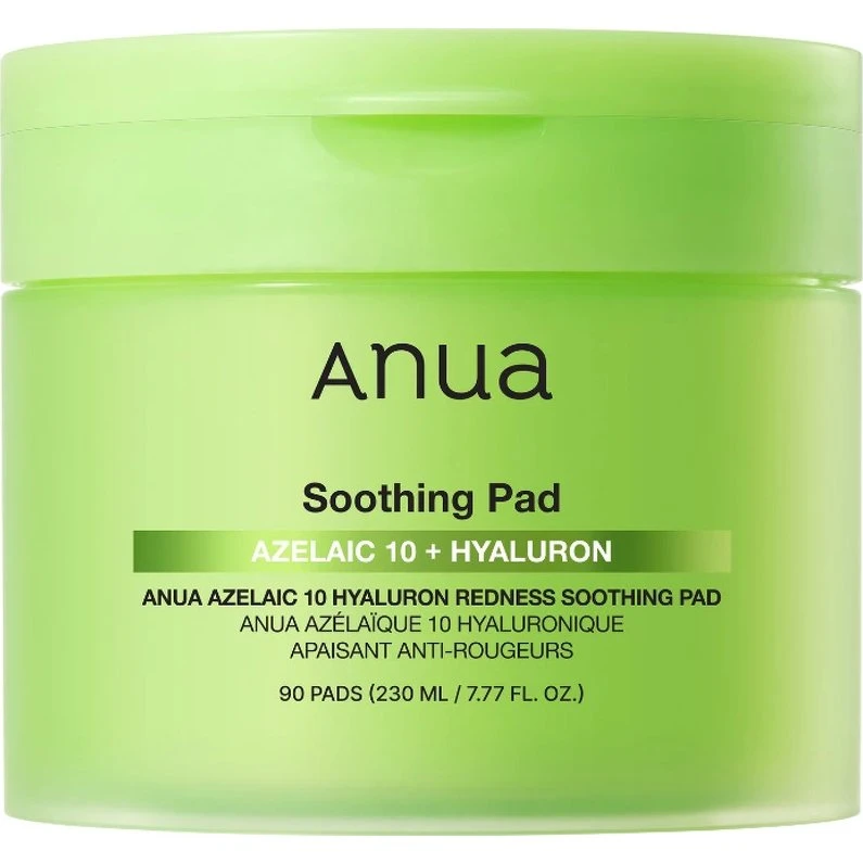 Anua Azelaic 10 Hyaluron Redness Soothing Pad 90 stk.