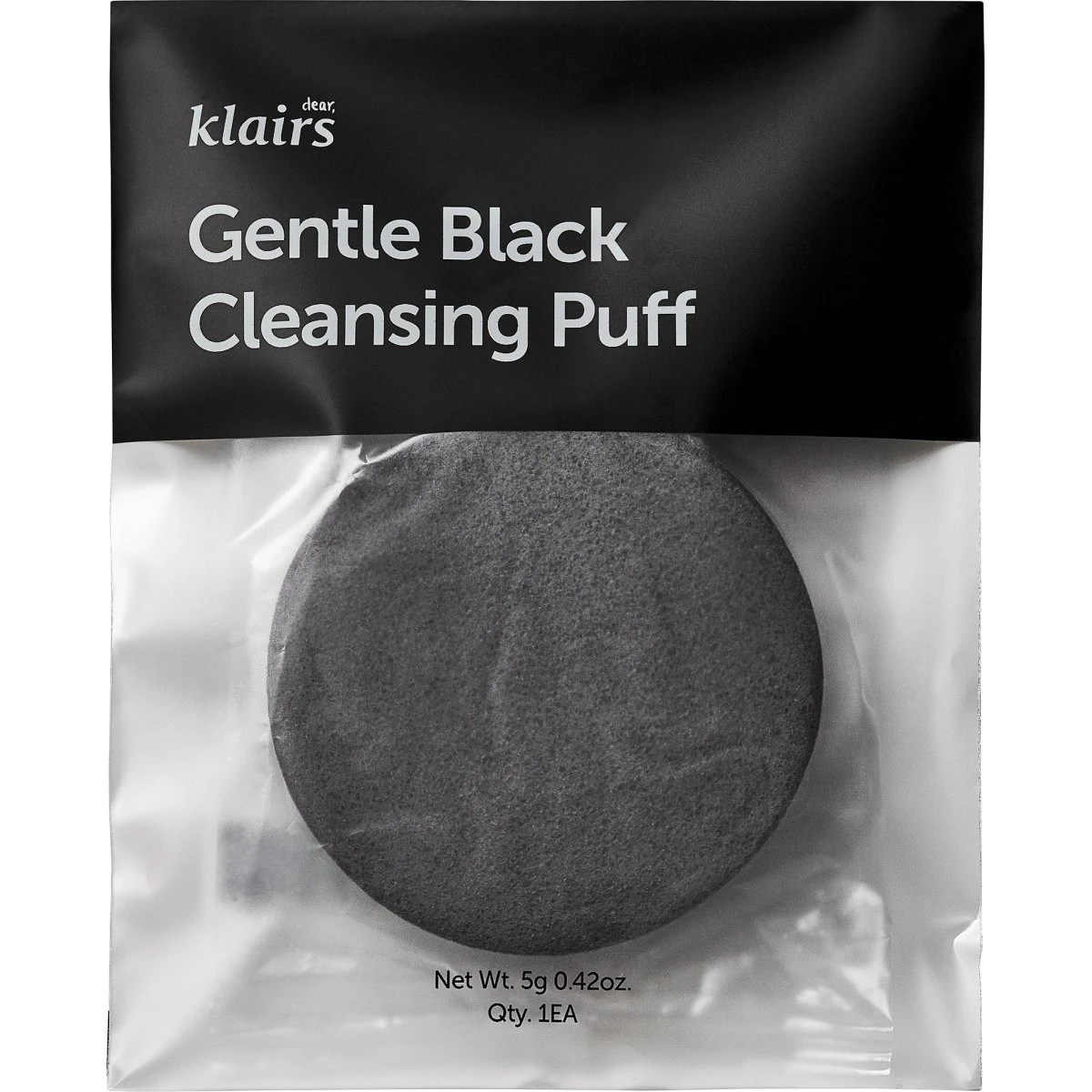 Klairs Gentle Black Deep Cleansing Puff - 1 stk.