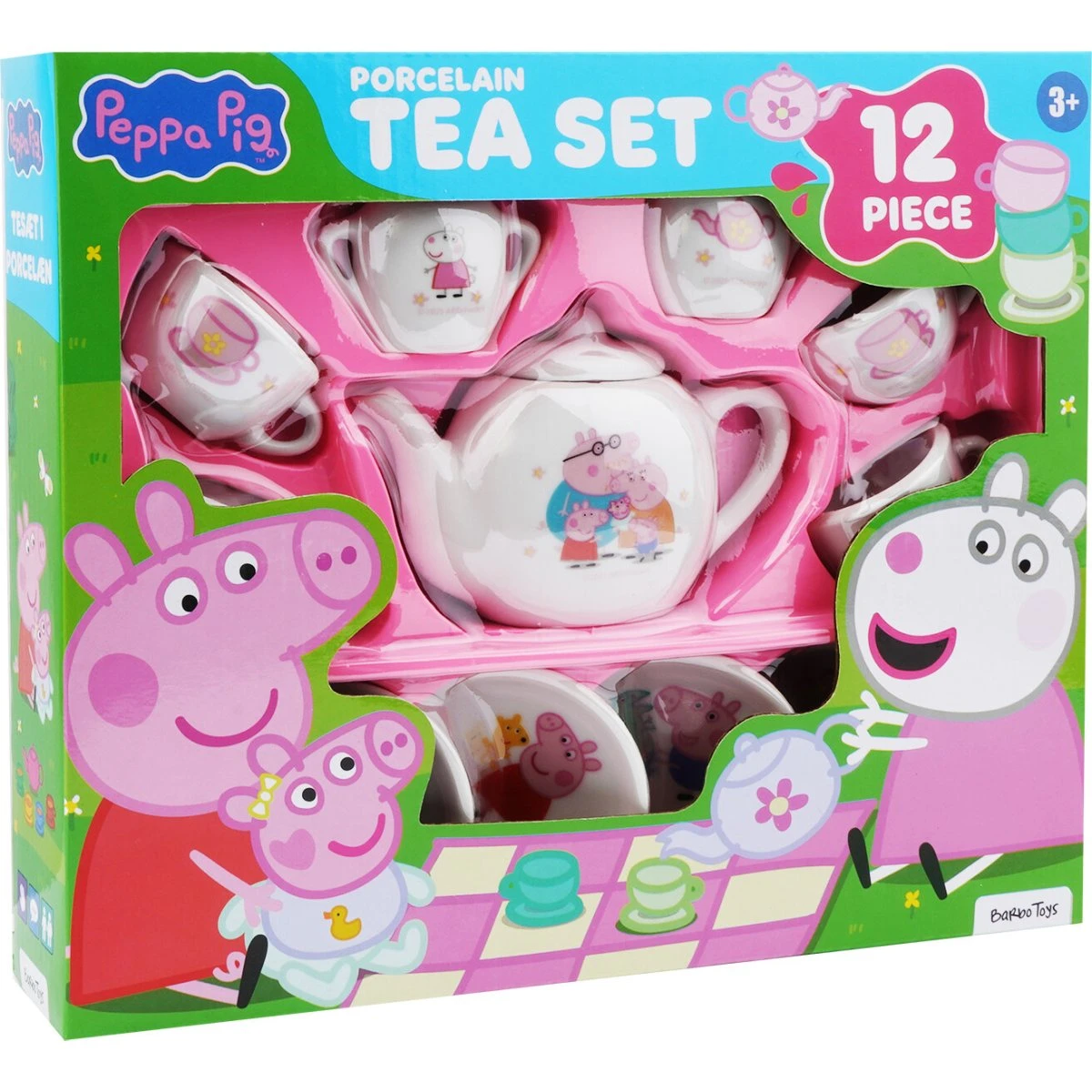 Peppa Pig Porcelæn Tesæt - 12 dele
