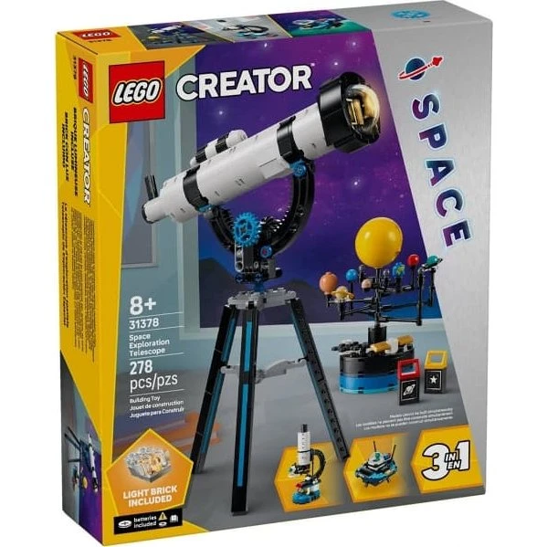 LEGO 31378 Creator Teleskop til rumudforskning 3-i-1
