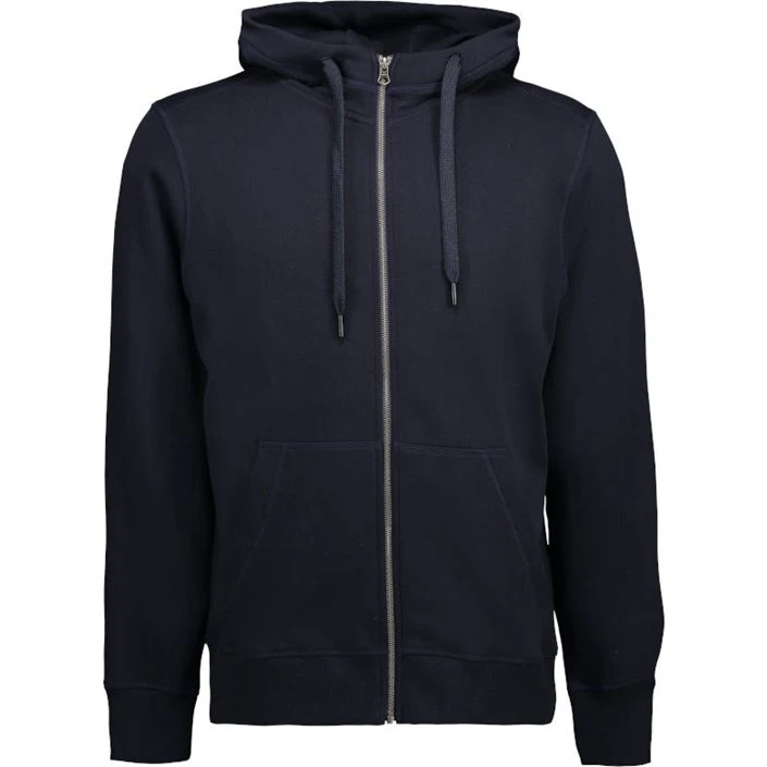 ID Full Zip Herre Hoodie Navy L