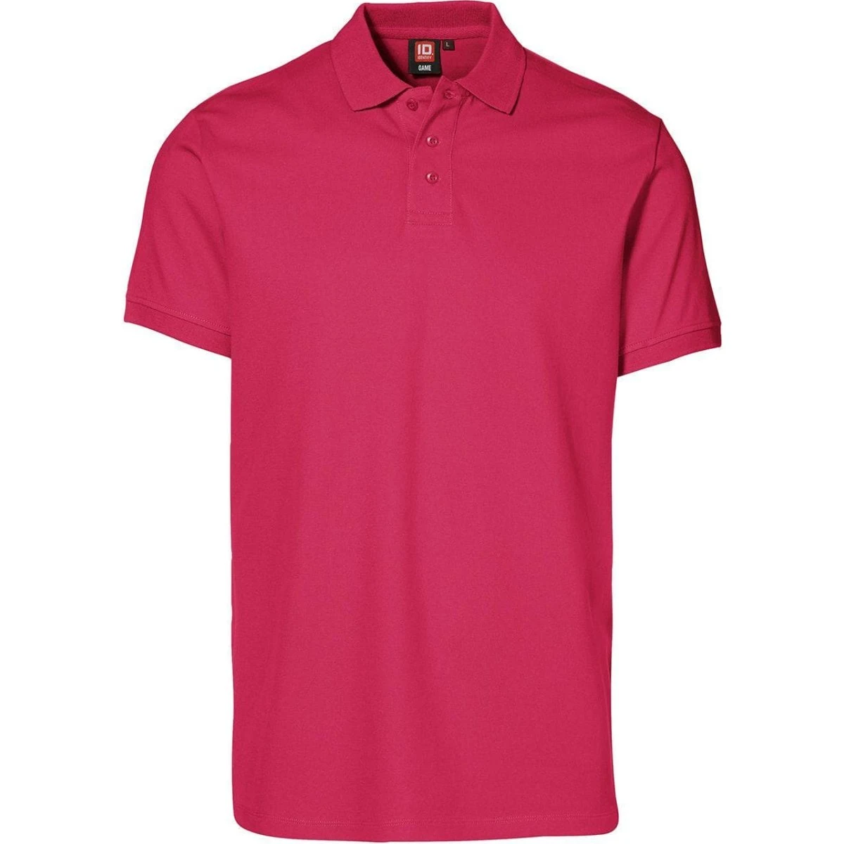 ID Piqué Polo Trøje Stretch Cerise 3XL