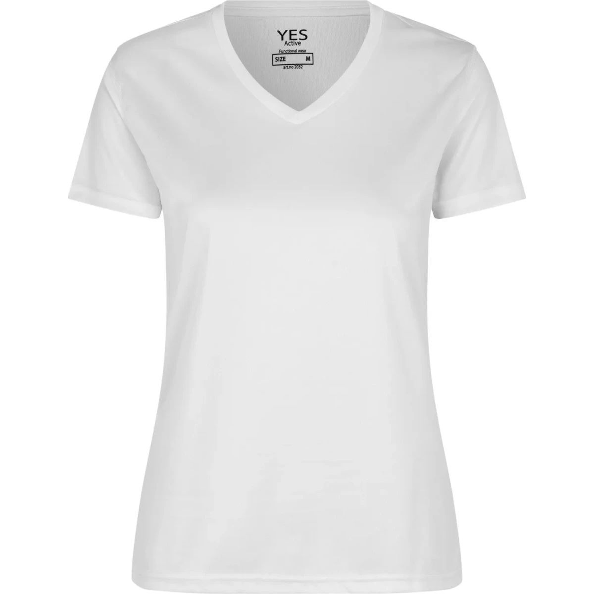 YES Active T-shirt Dame - Hvid - L
