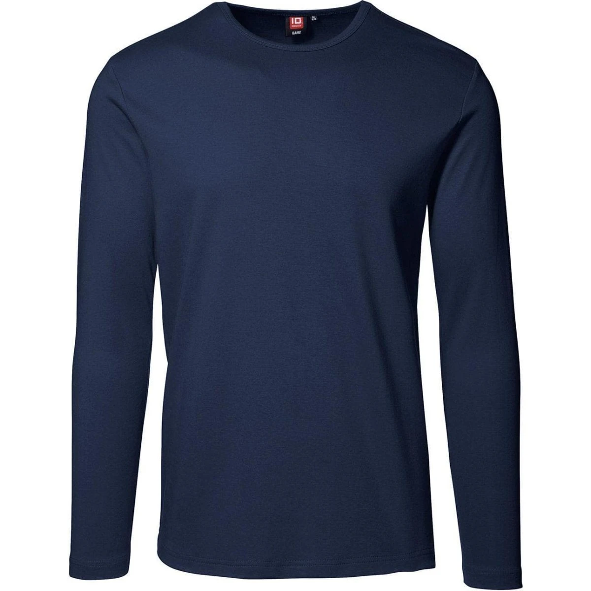 ID Tætsiddende Langærmet T-Shirt Navy 3XL