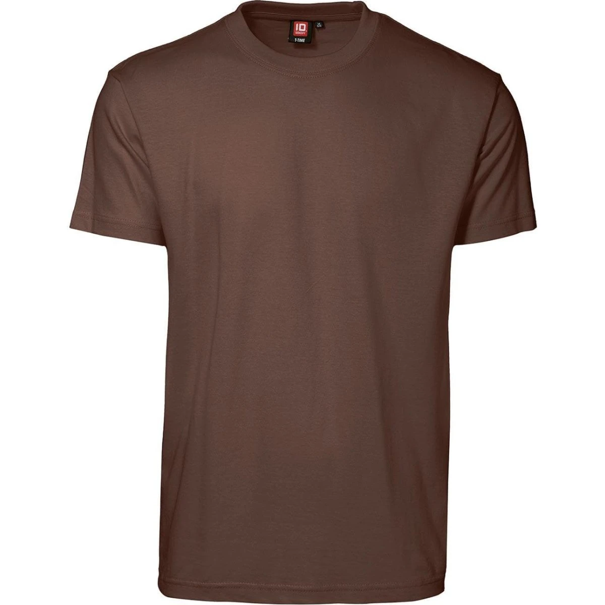 ID T-Time T-shirt Rund hals - Mocca - 3XL