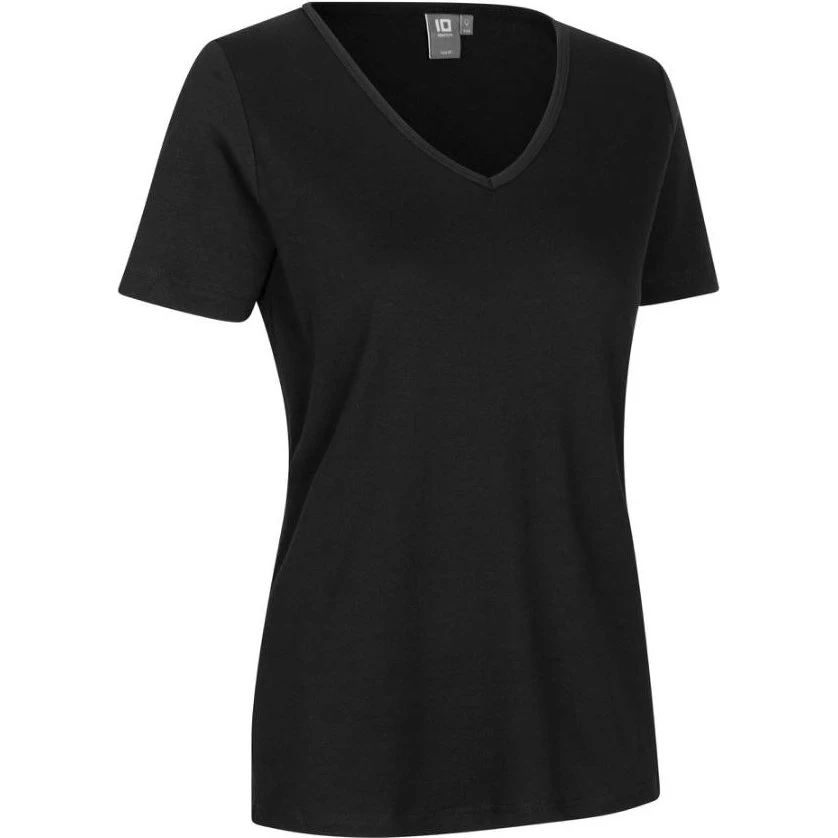 ID Interlock T-shirt dame - Sort, XL