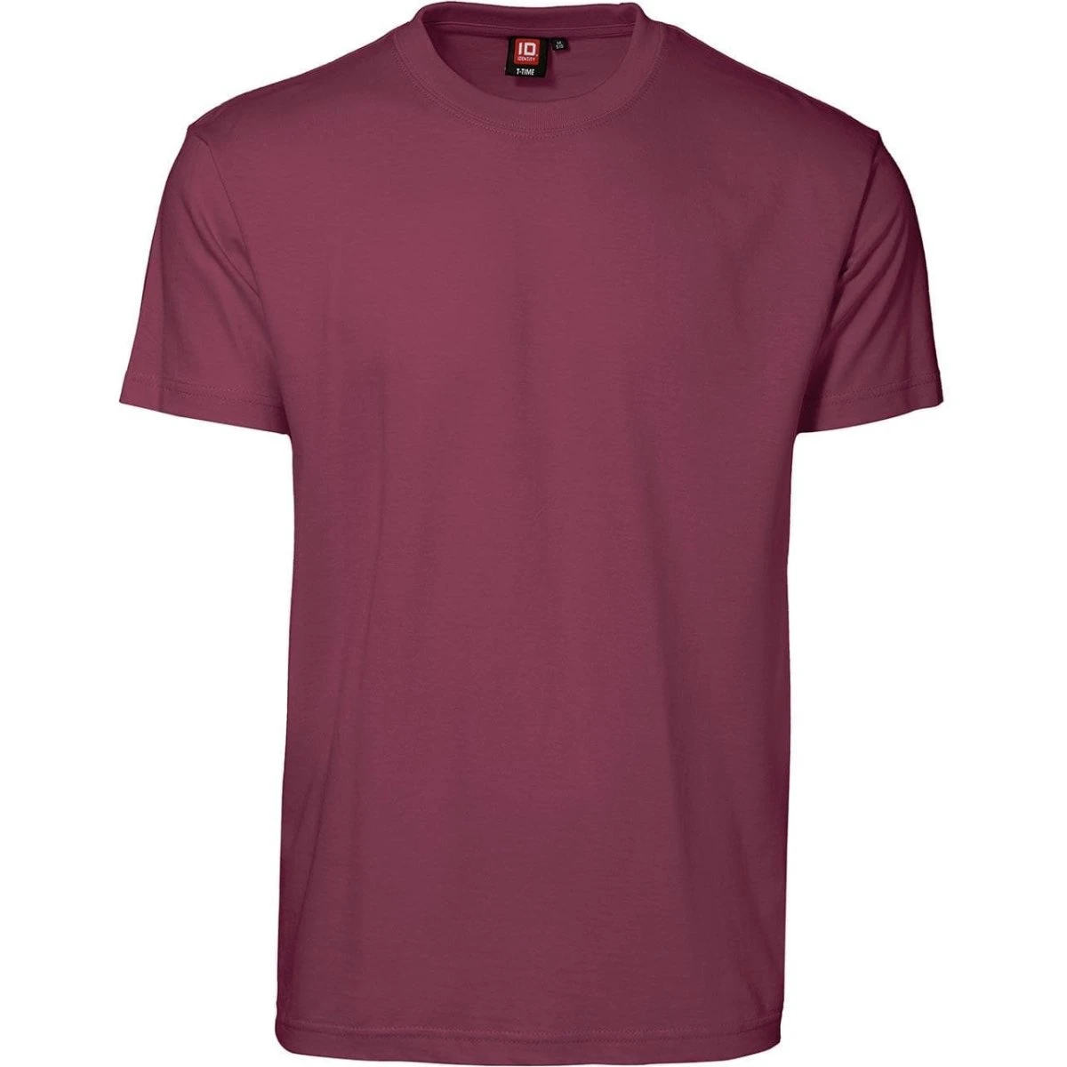 ID T-Time T-shirt Rund Hals Bordeaux 2XL