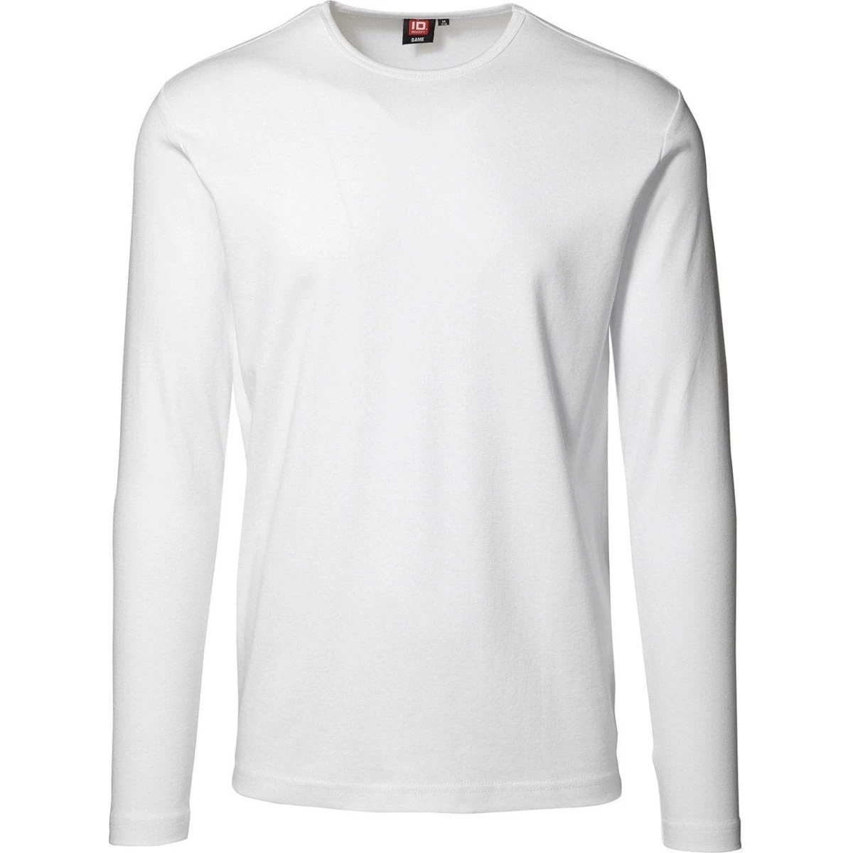 ID Tætsiddende Langærmet T-Shirt Hvid - S