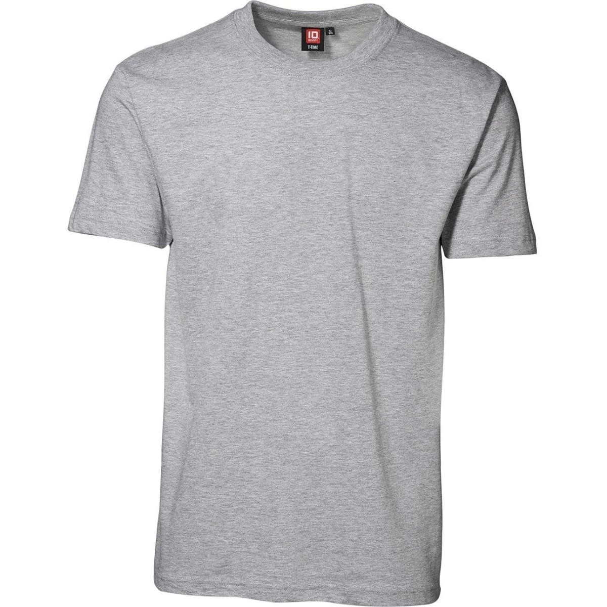 ID T-Time T-shirt Rund hals Grå Melange 3XL