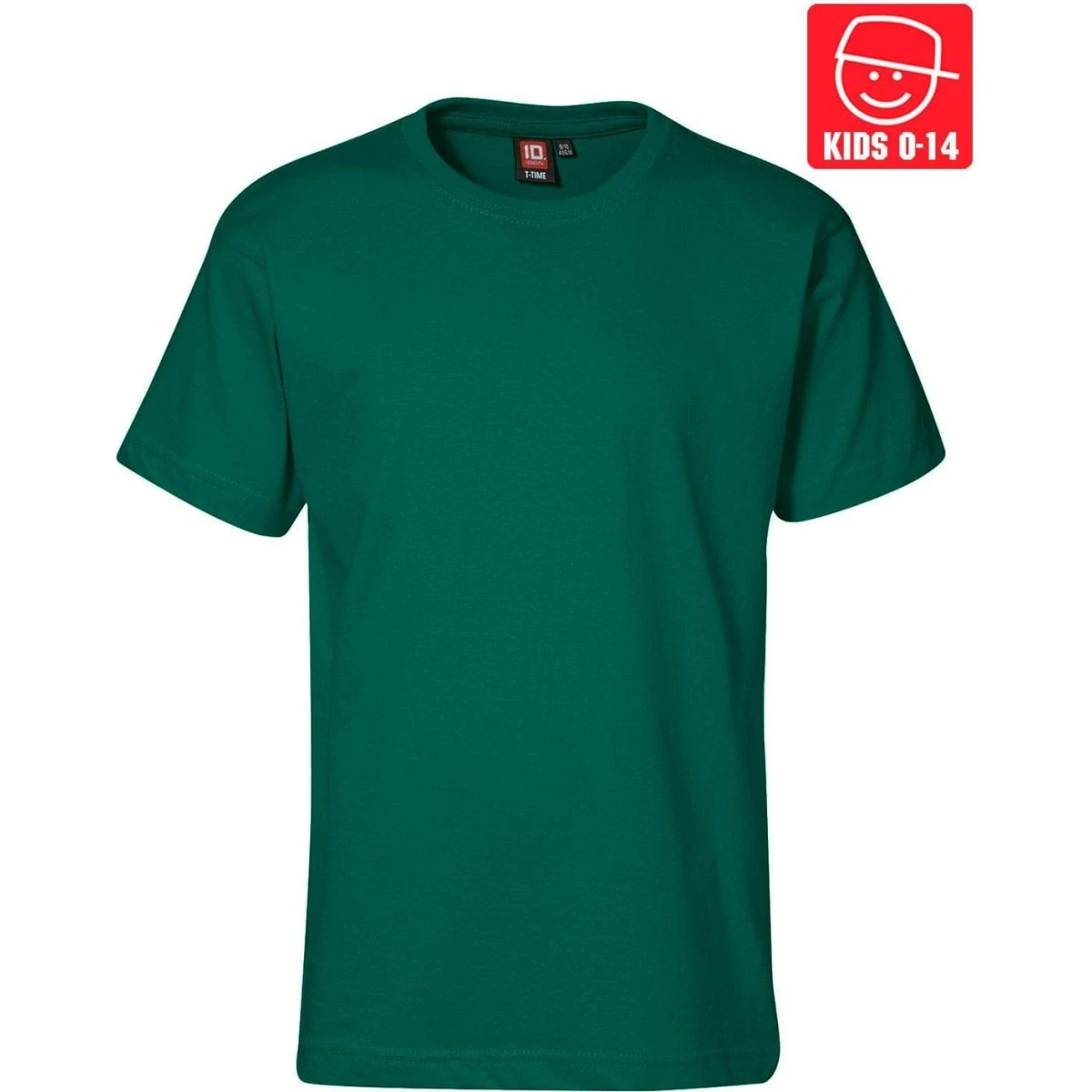 ID T-TIME T-shirt Dame Grøn - Børn