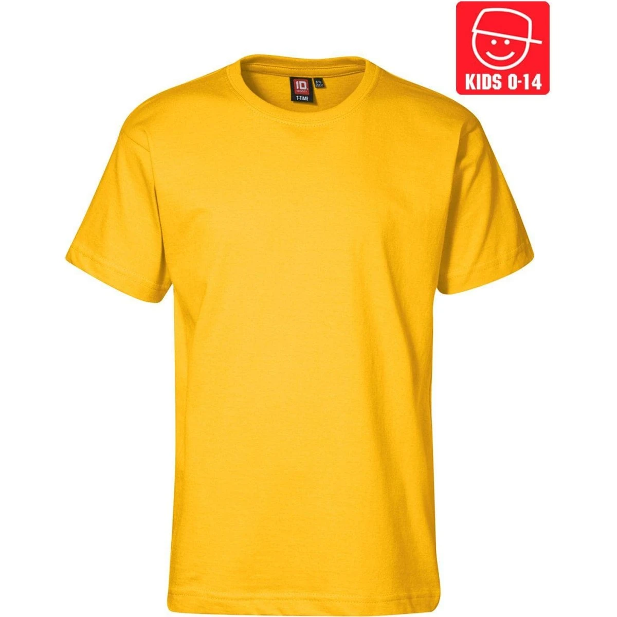ID T-TIME T-shirt Børn Gul