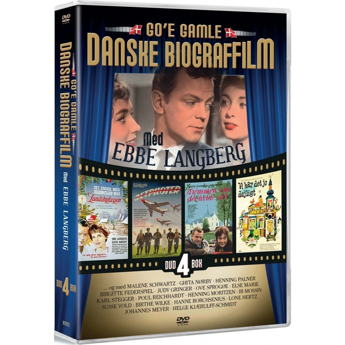 Go'e Gamle Danske Biograffilm med Ebbe Langberg - DVD