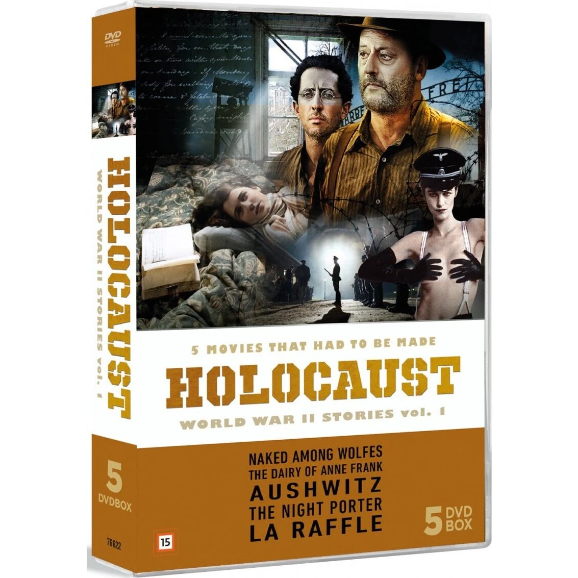 WW2 Stories - Holocaust - 5 DVD-disc box-sæt