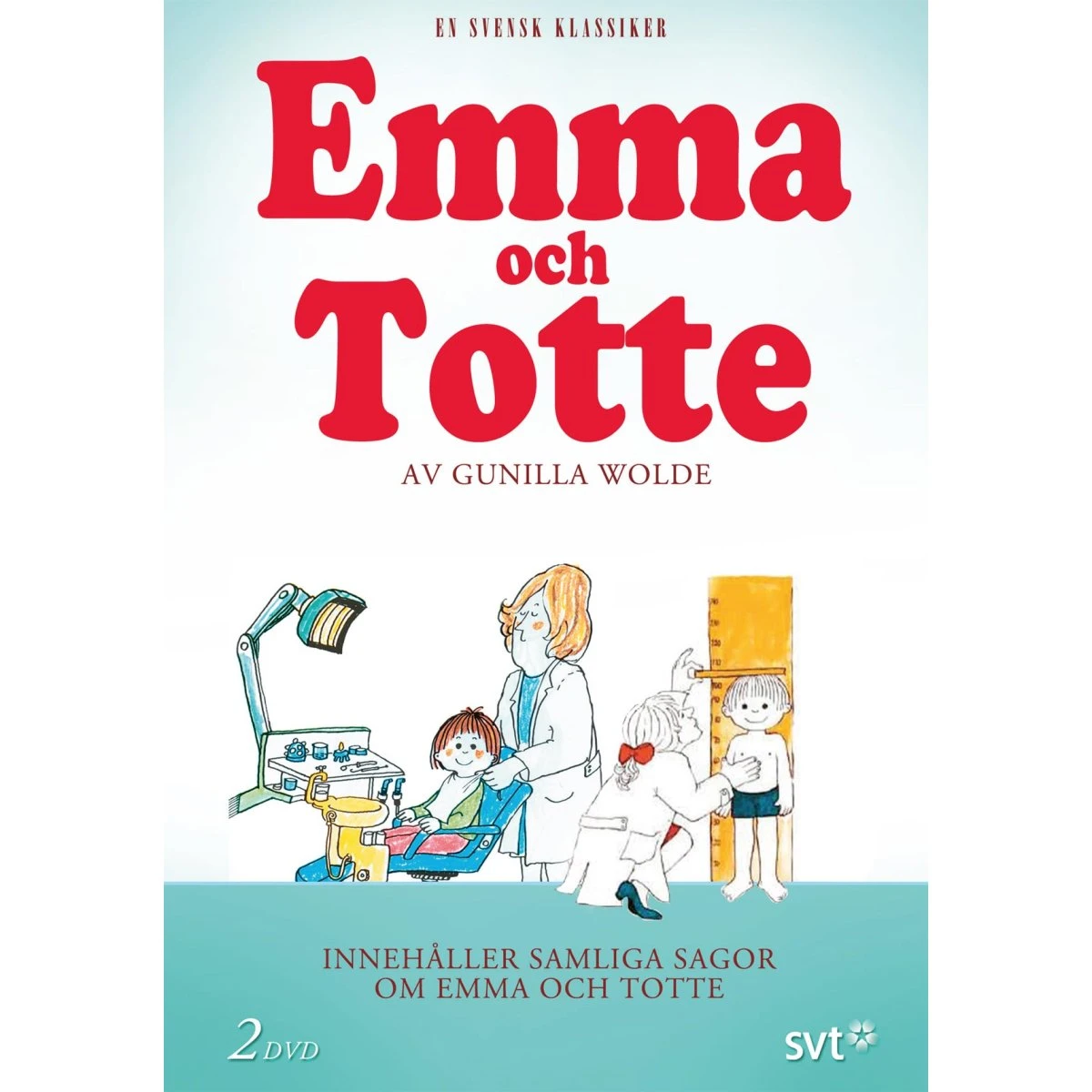 Emma & Totte - Samtlige eventyr (2 DVD) - Gunilla Wolde