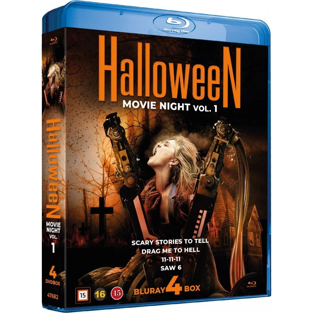 Halloween Movie Night Vol. 1 - 4 Blu-Ray Box Set