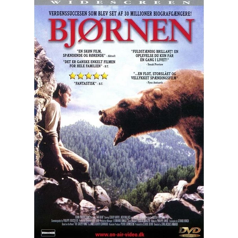 Bjørnen (The Bear) 1988 - DVD - Film