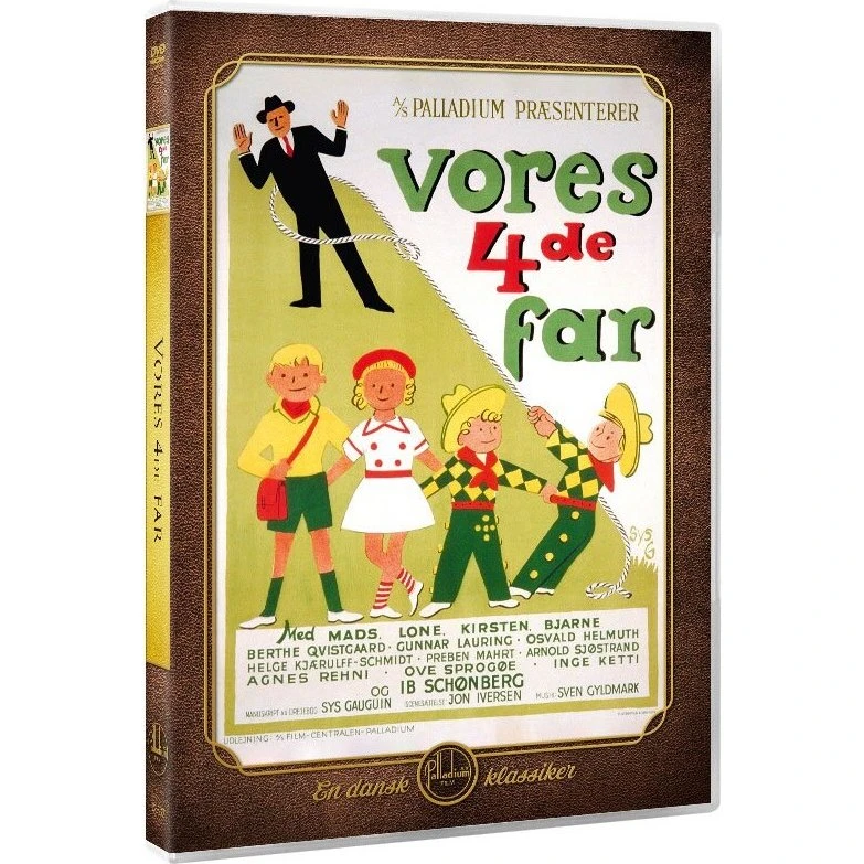Vores 4. Far - DVD - Dansk klassiker med Ib Schønberg