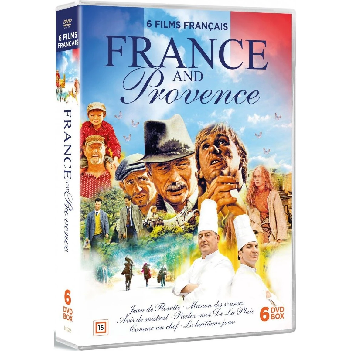 France & Provence - 6 DVD'er - Klassiske franske film