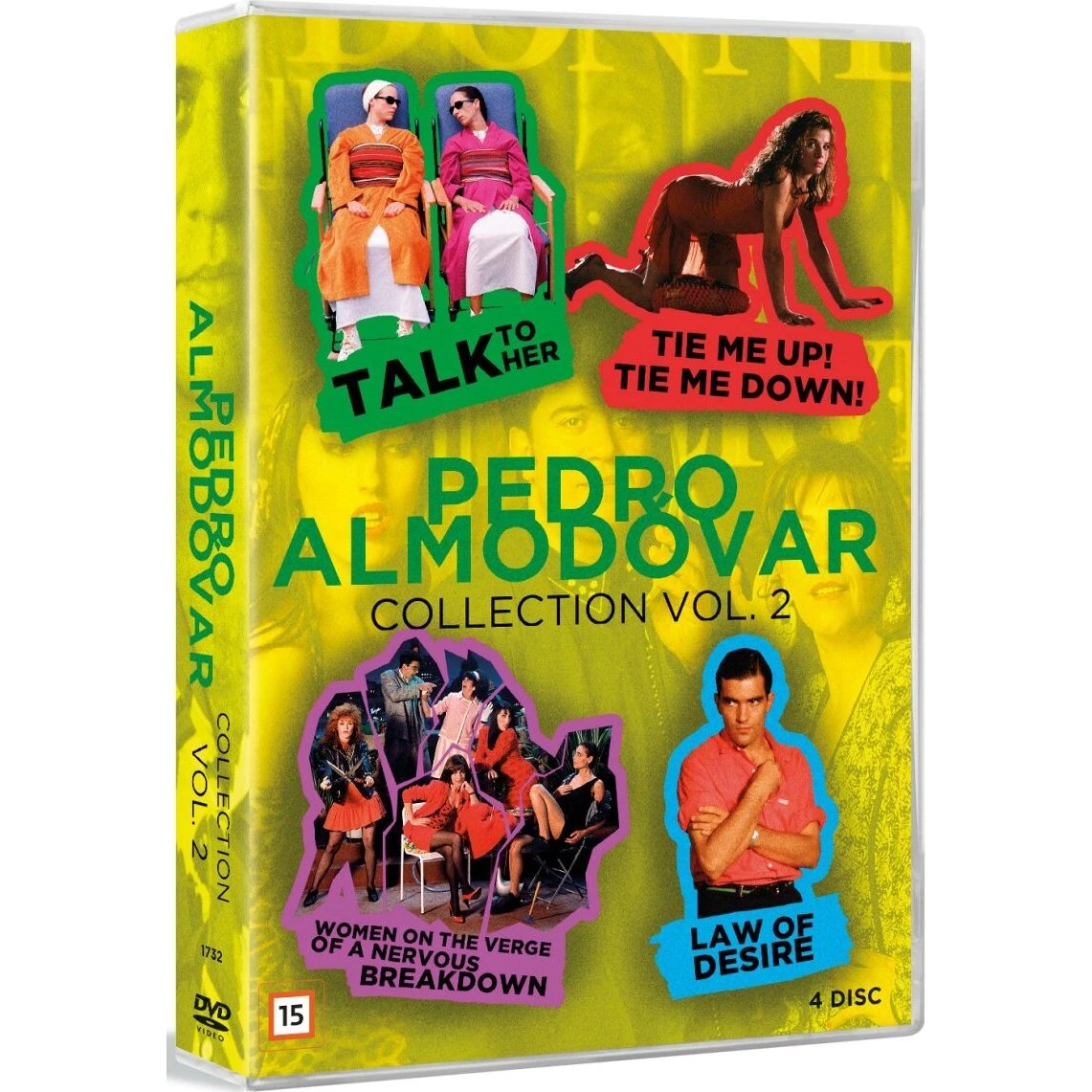 Almodovar Boks 2 - 4 DVD Film Box Set