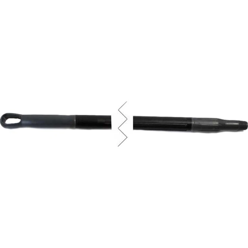 Roliba plastskaft, 150 cm, sort med tysk gevind Ø 25 mm
