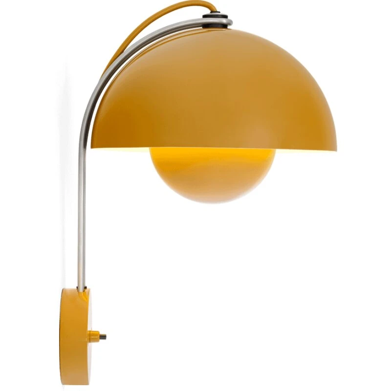 &Tradition Flowerpot VP8 væglampe, sennepsgul