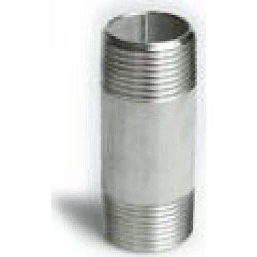 Rustfri Nippelrør 1/2" x 30 mm, AISI 316L, 40 bar
