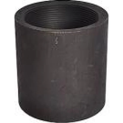 Smedet muffe 1.1/4'', sort, L 48 mm, dia. 48,3 mm
