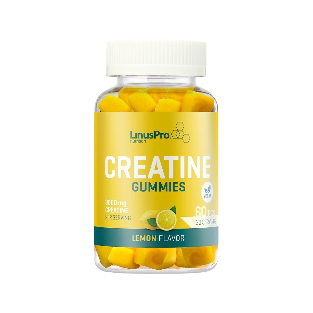 LinusPro Kreatin Vingummi Lemon - 60 stk
