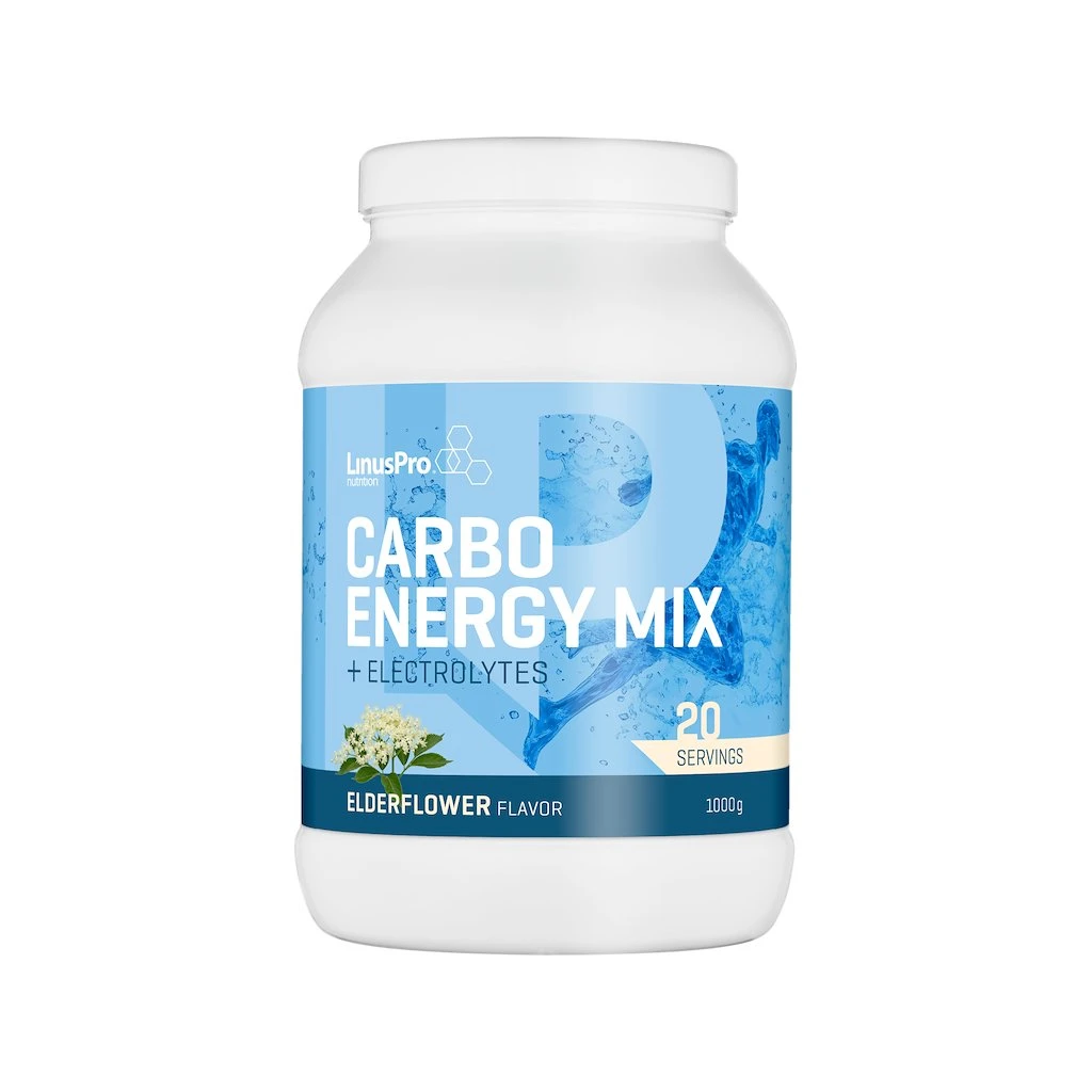 LinusPro Carbo Energi Mix Hyldeblomst 1000g
