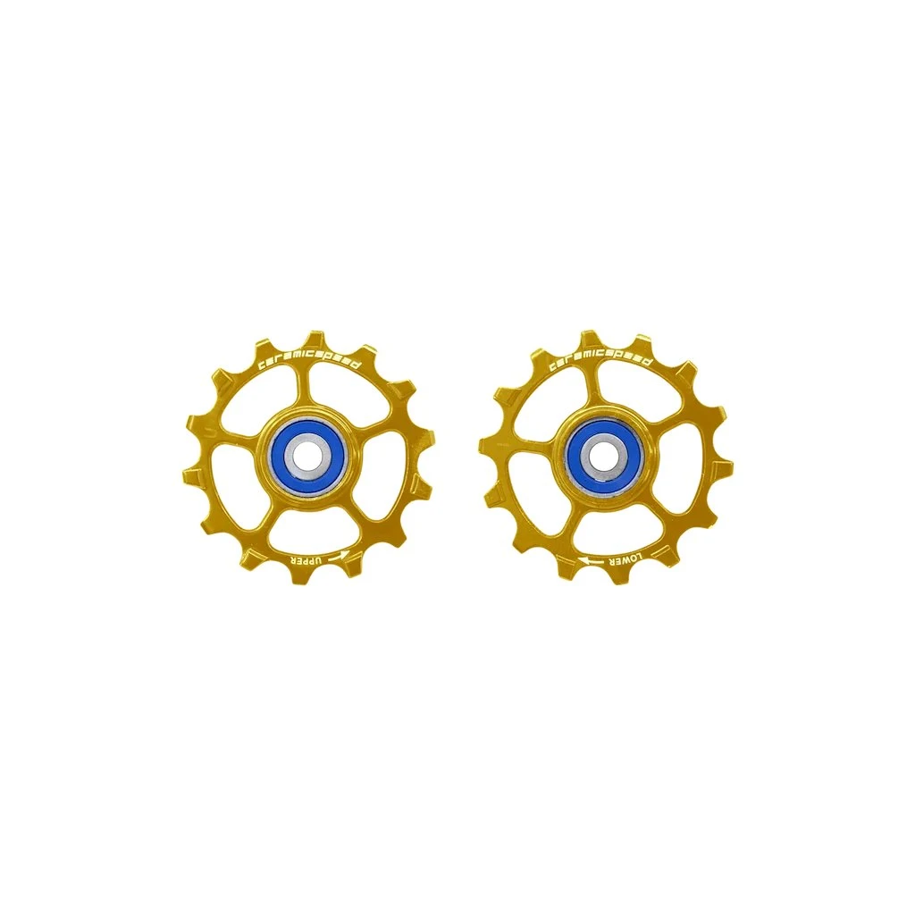 CeramicSpeed Pulleyhjul til Shimano XTR MTB 12s - Guld