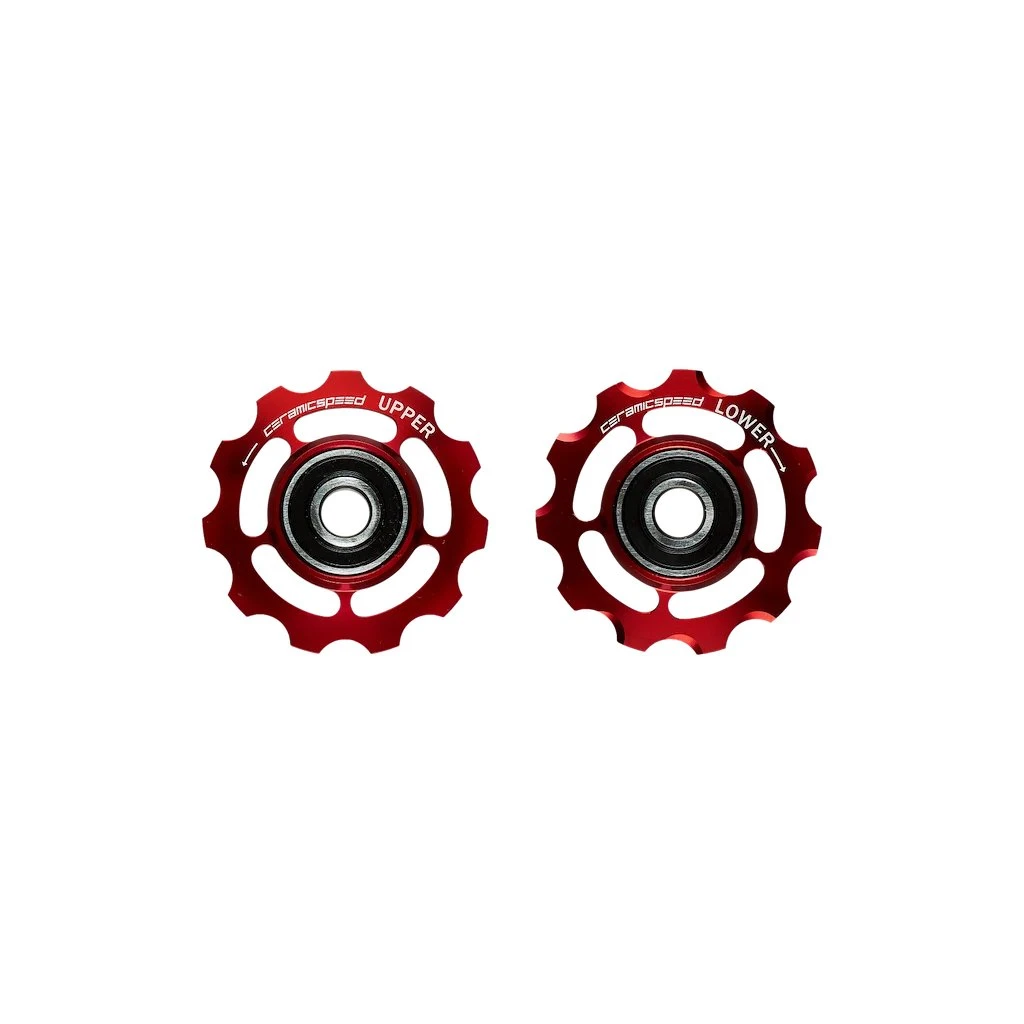 CeramicSpeed Pulleyhjul Rød Shimano 11s
