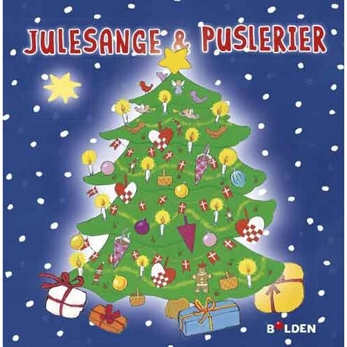 Julesange og puslerier – Indbundet børnebog