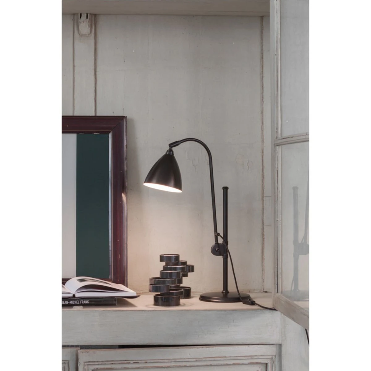 GUBI Bestlite BL1 bordlampe, sort, Ø 16 cm