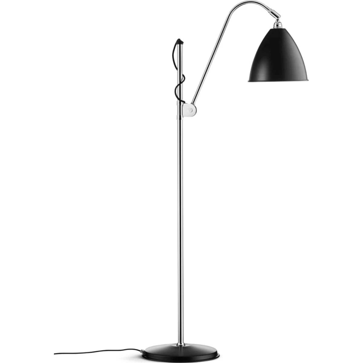 GUBI Bestlite BL3 Gulvlampe Ø21 Krom/Sort