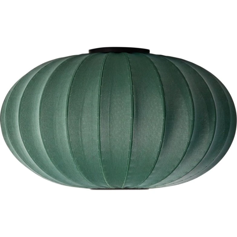 Made by Hand Knit-Wit 76 Oval Væg- og Loftlampe - Tweed Green