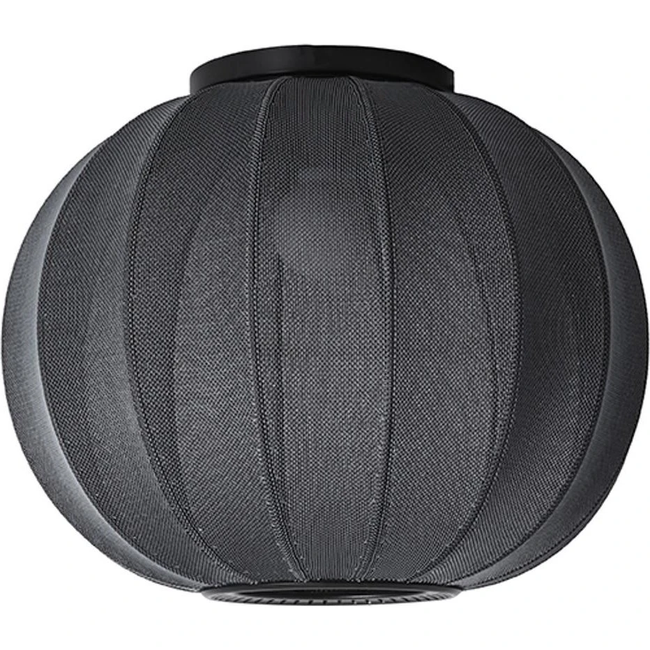Knit-Wit Round Loftlampe Ø45 Sort