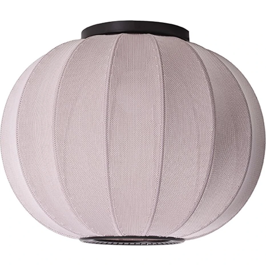 Knit-Wit Round Loftlampe Ø45 Lysepink