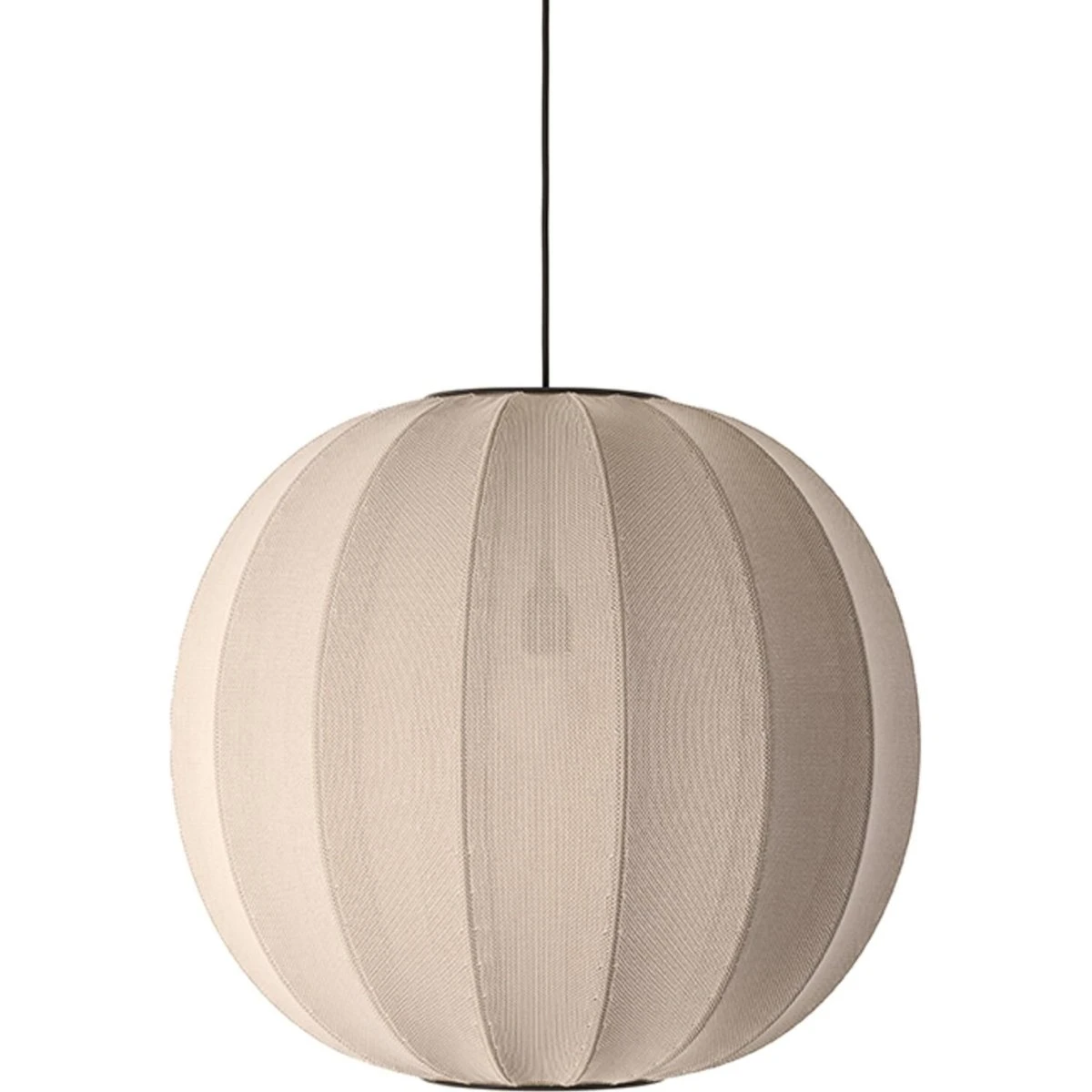 Knit-Wit Round Pendel Ø60 Sand Stone LED