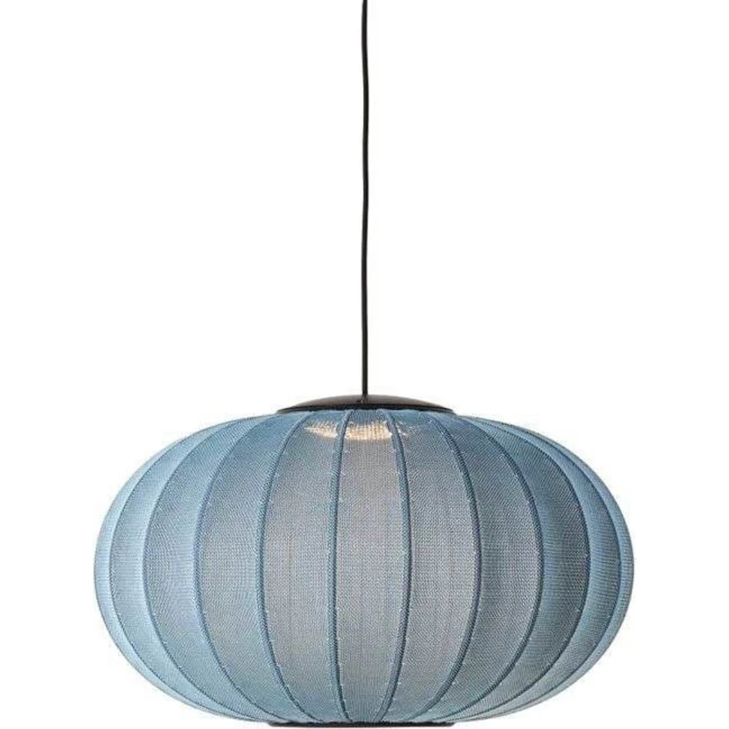 Made by Hand Knit-Wit 57 Oval LED Pendel - Blue Stone