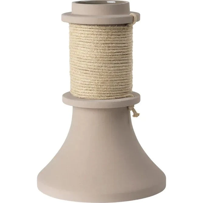 Kristina Dam Studio Rope vase, 32,5 cm, stentøjs-beige