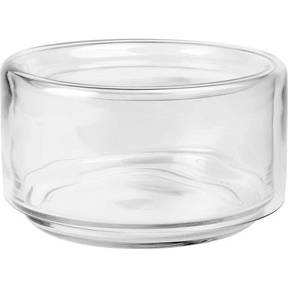 Broste Sylvia serveringsskål i klart glas, 21 cm