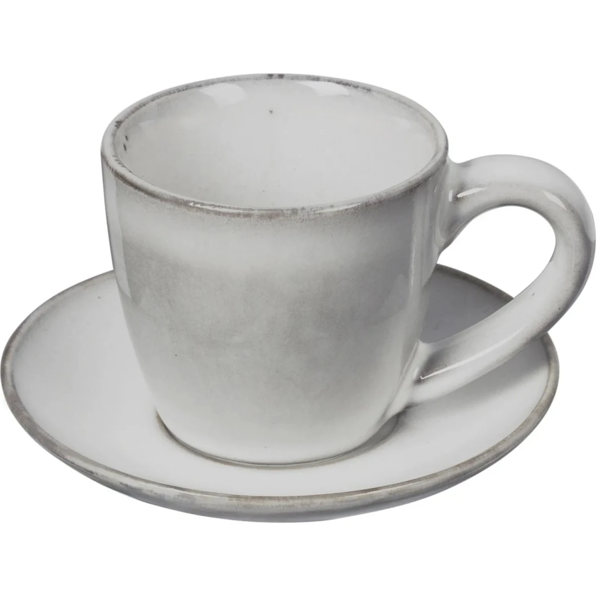 Broste Copenhagen Nordic Sand espressokop med underkop, 5 cl