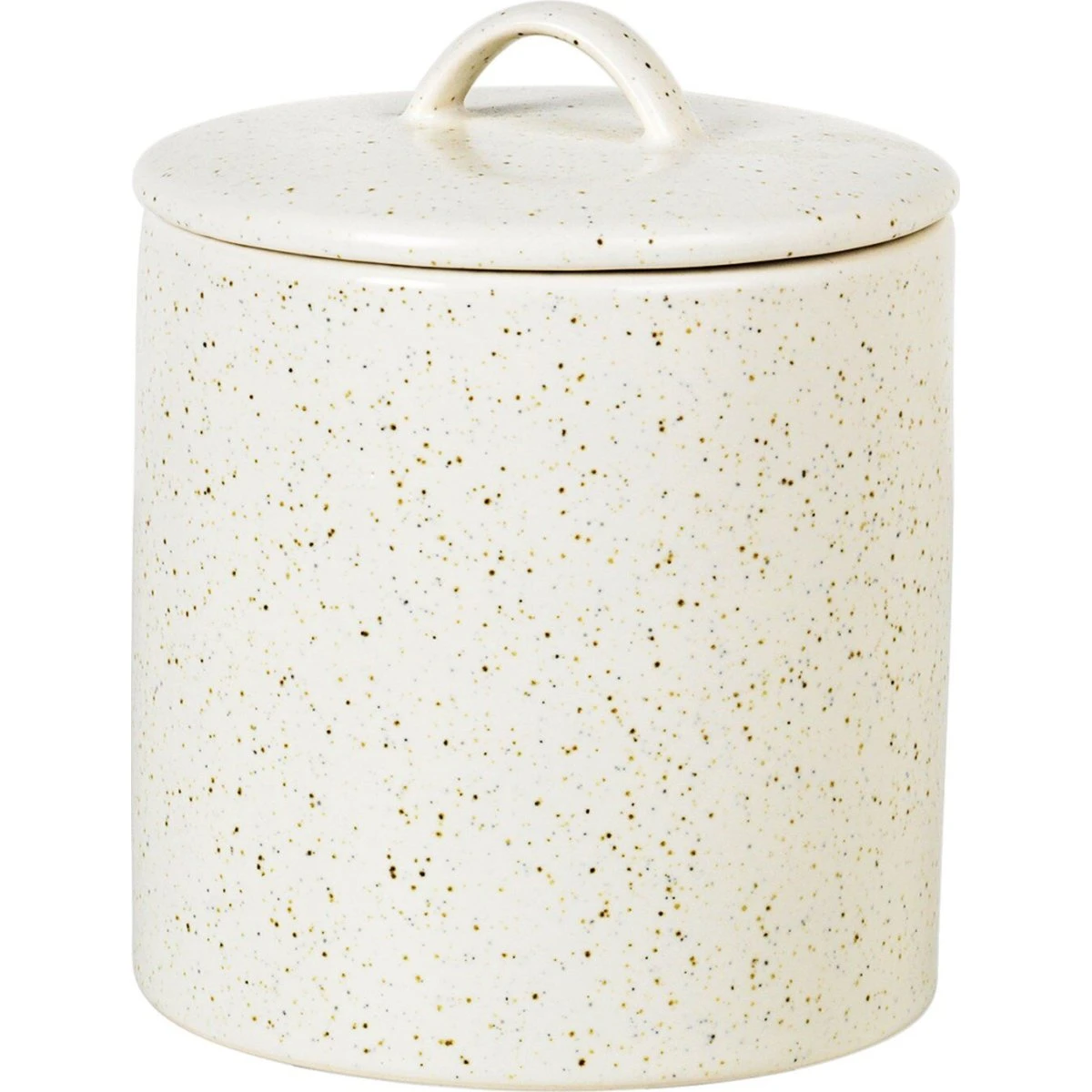 Broste Nordic Vanilla krukke med låg, 12 cm