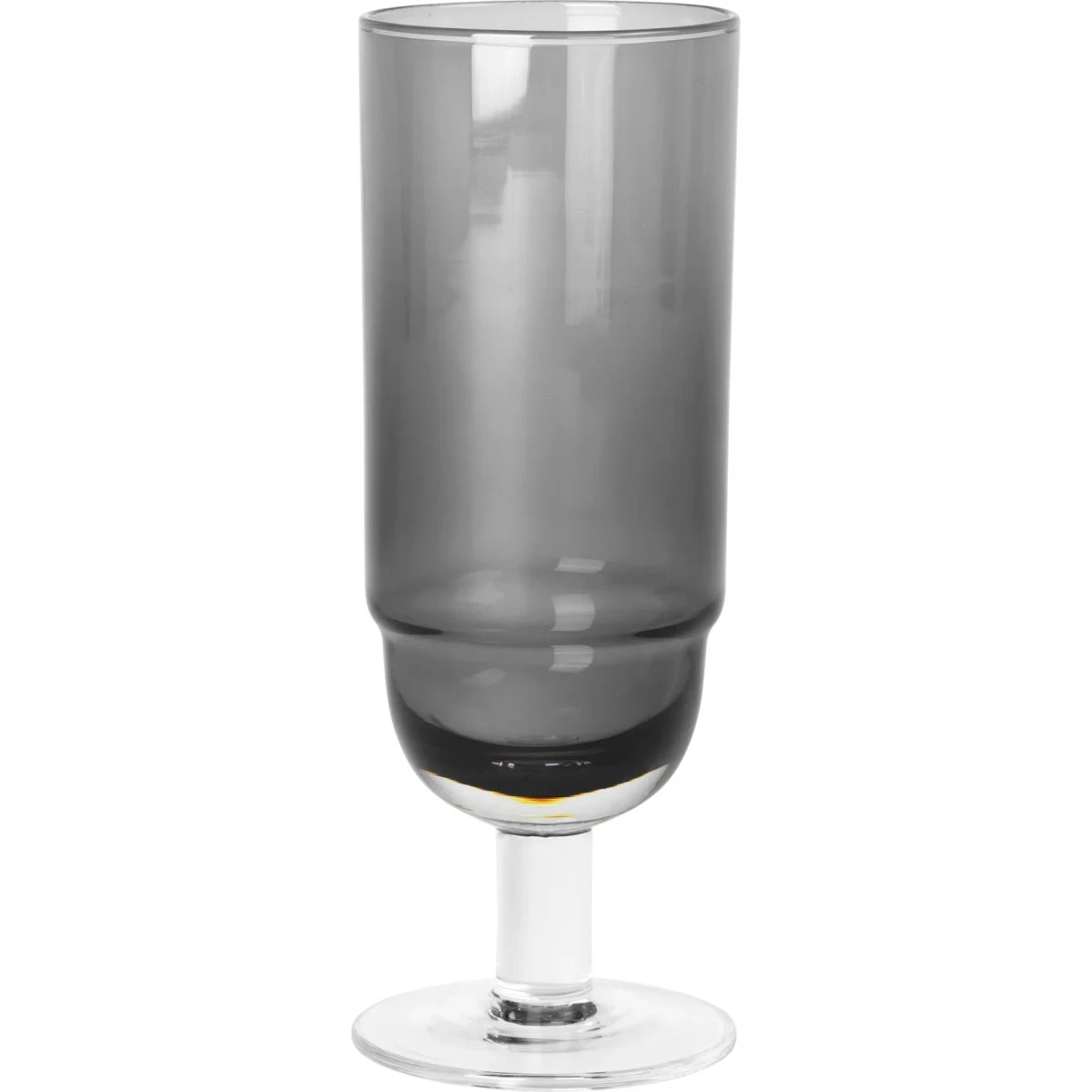 Broste Copenhagen Nordic Bistro champagneglas 20 cl Smoke/Clear