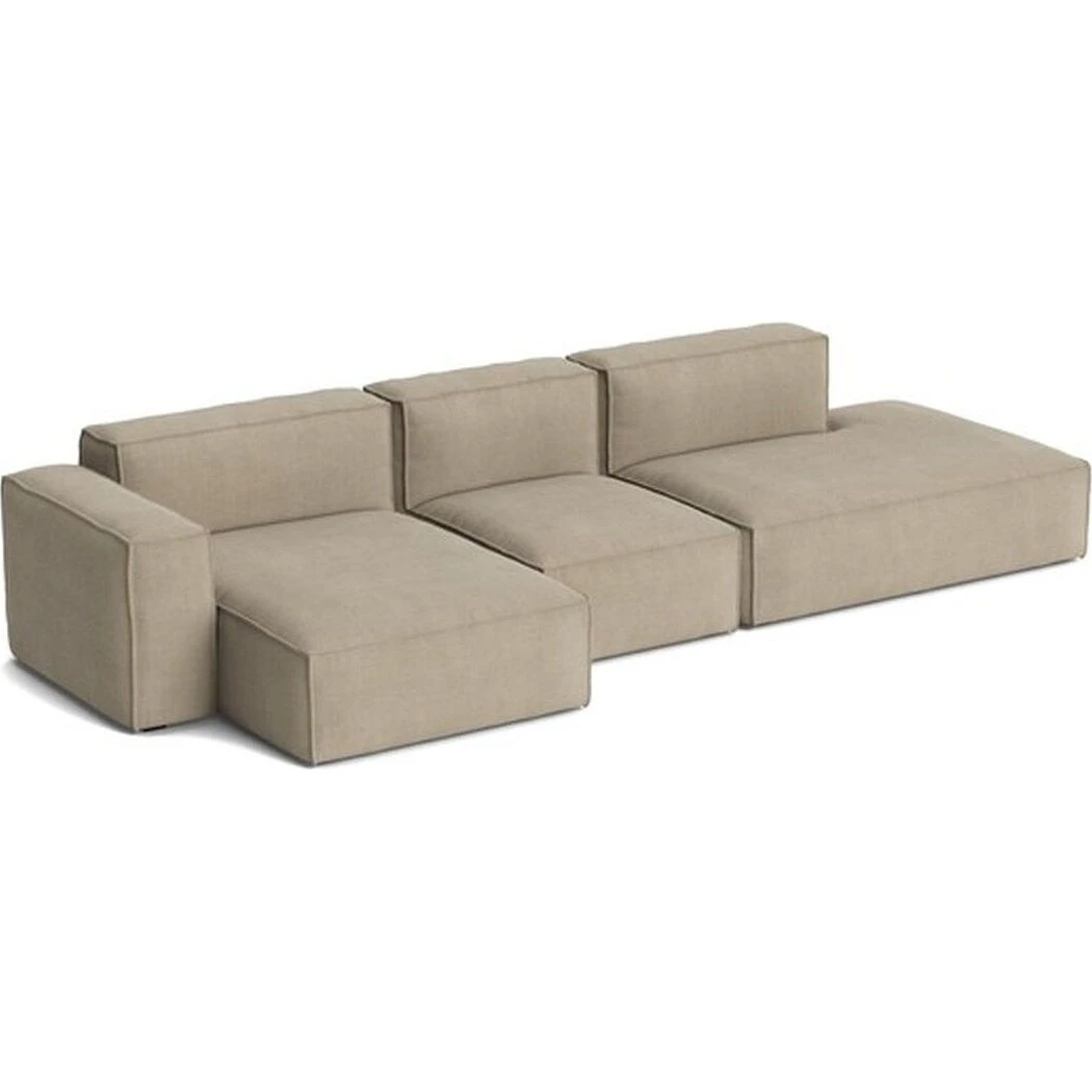 HAY Mags Soft Sofa 3-personers venstre, Linara Beige
