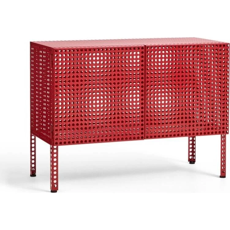 HAY Perforated Kabinet Lille - Vinrød