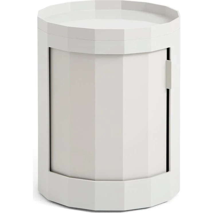 HAY Facet 100 Sidebord med hjul Lav Misty Grey
