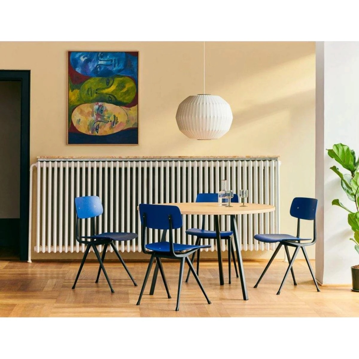 Herman Miller Nelson Angled Sphere Bubble Pendel S - Off-White