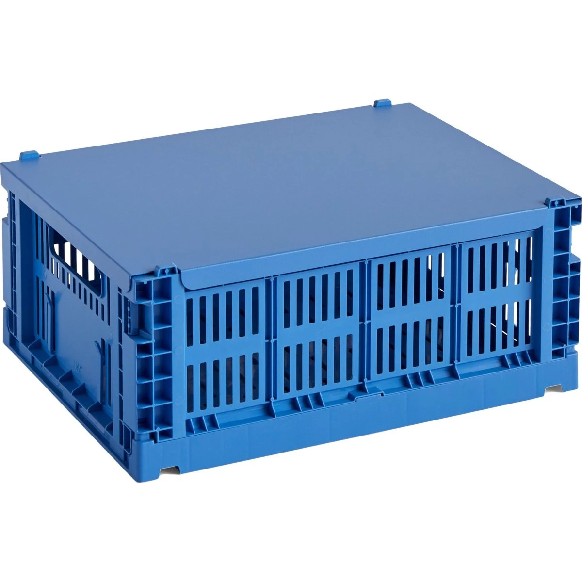 HAY Colour Crate låg, Medium, Electric Blue